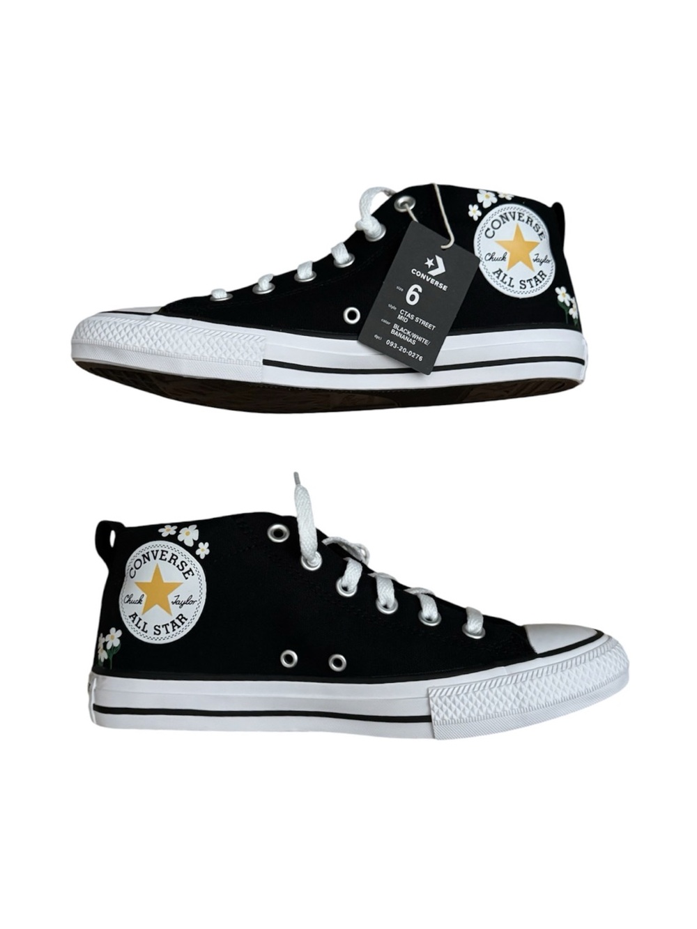 Converse Daisy Flower Chuck Taylor All Star High Top Sneakers